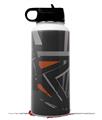 Skin Wrap Decal compatible with Hydro Flask Wide Mouth Bottle 32oz Baja 0023 Orange Burnt (BOTTLE NOT INCLUDED)