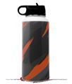 Skin Wrap Decal compatible with Hydro Flask Wide Mouth Bottle 32oz Jagged Camo Burnt Orange (BOTTLE NOT INCLUDED)