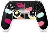 Skin Decal Wrap works with Original Google Stadia Controller Plain Leaves On Black Skin Only CONTROLLER NOT INCLUDED