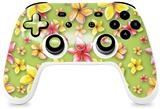 Skin Decal Wrap works with Original Google Stadia Controller Beach Flowers Sage Green Skin Only CONTROLLER NOT INCLUDED