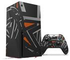 WraptorSkinz Skin Wrap compatible with the 2020 XBOX Series X Console and Controller Baja 0023 Orange Burnt (XBOX NOT INCLUDED)