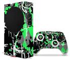 WraptorSkinz Skin Wrap compatible with the 2020 XBOX Series S Console and Controller SceneKid Green (XBOX NOT INCLUDED)