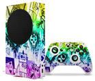WraptorSkinz Skin Wrap compatible with the 2020 XBOX Series S Console and Controller Scene Kid Sketches Rainbow (XBOX NOT INCLUDED)