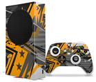 WraptorSkinz Skin Wrap compatible with the 2020 XBOX Series S Console and Controller Baja 0032 Orange (XBOX NOT INCLUDED)