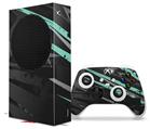 WraptorSkinz Skin Wrap compatible with the 2020 XBOX Series S Console and Controller Baja 0014 Seafoam Green (XBOX NOT INCLUDED)