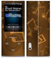 iPod Nano 5G Skin - Bokeh Music Orange