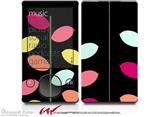 Plain Leaves On Black - Decal Style skin fits Zune 80/120GB  (ZUNE SOLD SEPARATELY)