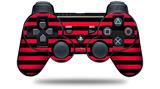 Sony PS3 Controller Decal Style Skin - Stripes Red (CONTROLLER NOT INCLUDED)