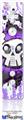 Wii Remote Controller Face ONLY Skin - Cartoon Skull Purple