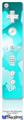Wii Remote Controller Face ONLY Skin - Bokeh Squared Neon Teal