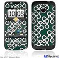 HTC Droid Eris Skin - Locknodes 03 Hunter Green