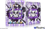 iPad Skin - Cartoon Skull Purple