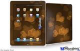 iPad Skin - Bokeh Hearts Orange
