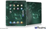 iPad Skin - Bokeh Music Seafoam Green
