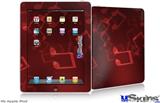 iPad Skin - Bokeh Music Red
