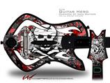 Skull Splatter Decal Style Skin - fits Warriors Of Rock Guitar Hero Guitar (GUITAR NOT INCLUDED)