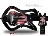 Pink Flamingos Decal Style Skin - fits Warriors Of Rock Guitar Hero Guitar (GUITAR NOT INCLUDED)