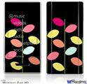 Zune HD Skin - Plain Leaves On Black