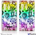Zune HD Skin - Scene Kid Sketches Rainbow