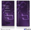 Zune HD Skin - Bokeh Music Purple