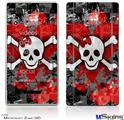 Zune HD Skin - Emo Skull Bones