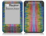 Tie Dye Spine 102 - Decal Style Skin fits Amazon Kindle 3 Keyboard (with 6 inch display)