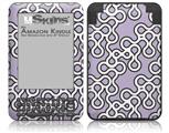 Locknodes 03 Lavender - Decal Style Skin fits Amazon Kindle 3 Keyboard (with 6 inch display)