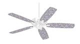 Locknodes 03 Lavender - Ceiling Fan Skin Kit fits most 42 inch fans (FAN and BLADES SOLD SEPARATELY)