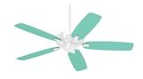 Solids Collection Seafoam Green - Ceiling Fan Skin Kit fits most 42 inch fans (FAN and BLADES SOLD SEPARATELY)
