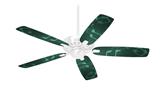 Bokeh Music Seafoam Green - Ceiling Fan Skin Kit fits most 42 inch fans (FAN and BLADES SOLD SEPARATELY)