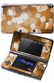 Bokeh Squared Orange - Decal Style Skin fits Nintendo 3DS (3DS SOLD SEPARATELY)