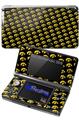 Iowa Hawkeyes Tigerhawk Tiled 06 Gold on Black - Decal Style Skin fits Nintendo 3DS (3DS SOLD SEPARATELY)