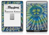 Tie Dye Peace Sign Swirl - Decal Style Skin (fits 4th Gen Kindle with 6inch display and no keyboard)