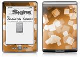 Bokeh Squared Orange - Decal Style Skin (fits 4th Gen Kindle with 6inch display and no keyboard)
