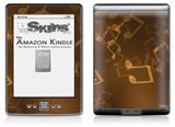 Bokeh Music Orange - Decal Style Skin (fits 4th Gen Kindle with 6inch display and no keyboard)