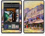 Amazon Kindle Fire (Original) Decal Style Skin - Vincent Van Gogh The Restaurant De La Siren In Asni�res
