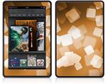 Amazon Kindle Fire (Original) Decal Style Skin - Bokeh Squared Orange
