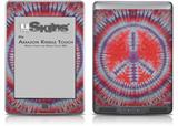 Tie Dye Peace Sign 105 - Decal Style Skin (fits Amazon Kindle Touch Skin)