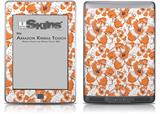 Flowers Pattern 14 - Decal Style Skin (fits Amazon Kindle Touch Skin)
