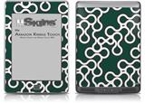 Locknodes 03 Hunter Green - Decal Style Skin (fits Amazon Kindle Touch Skin)