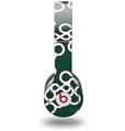 WraptorSkinz Skin Decal Wrap compatible with Beats Solo HD (Original) Locknodes 03 Hunter Green (HEADPHONES NOT INCLUDED)