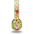WraptorSkinz Skin Decal Wrap compatible with Beats Solo HD (Original) Beach Flowers Sage Green (HEADPHONES NOT INCLUDED)