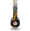 WraptorSkinz Skin Decal Wrap compatible with Beats Solo HD (Original) Baja 0032 Orange (HEADPHONES NOT INCLUDED)