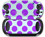 Kearas Polka Dots Purple And Blue - Decal Style Skin fits Sony PS Vita