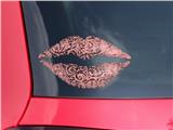 Lips Decal 9x5.5 Folder Doodles Pink