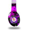 WraptorSkinz Skin Decal Wrap compatible with Beats Studio (Original) Headphones Purple Star Checkerboard Skin Only (HEADPHONES NOT INCLUDED)