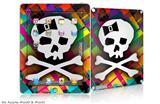 iPad Skin - Rainbow Plaid Skull (fits iPad2 and iPad3)