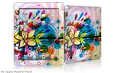 iPad Skin - Floral Splash (fits iPad2 and iPad3)