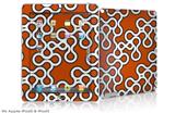 iPad Skin - Locknodes 03 Burnt Orange (fits iPad2 and iPad3)