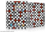 iPad Skin - Locknodes 05 Red Dark (fits iPad2 and iPad3)